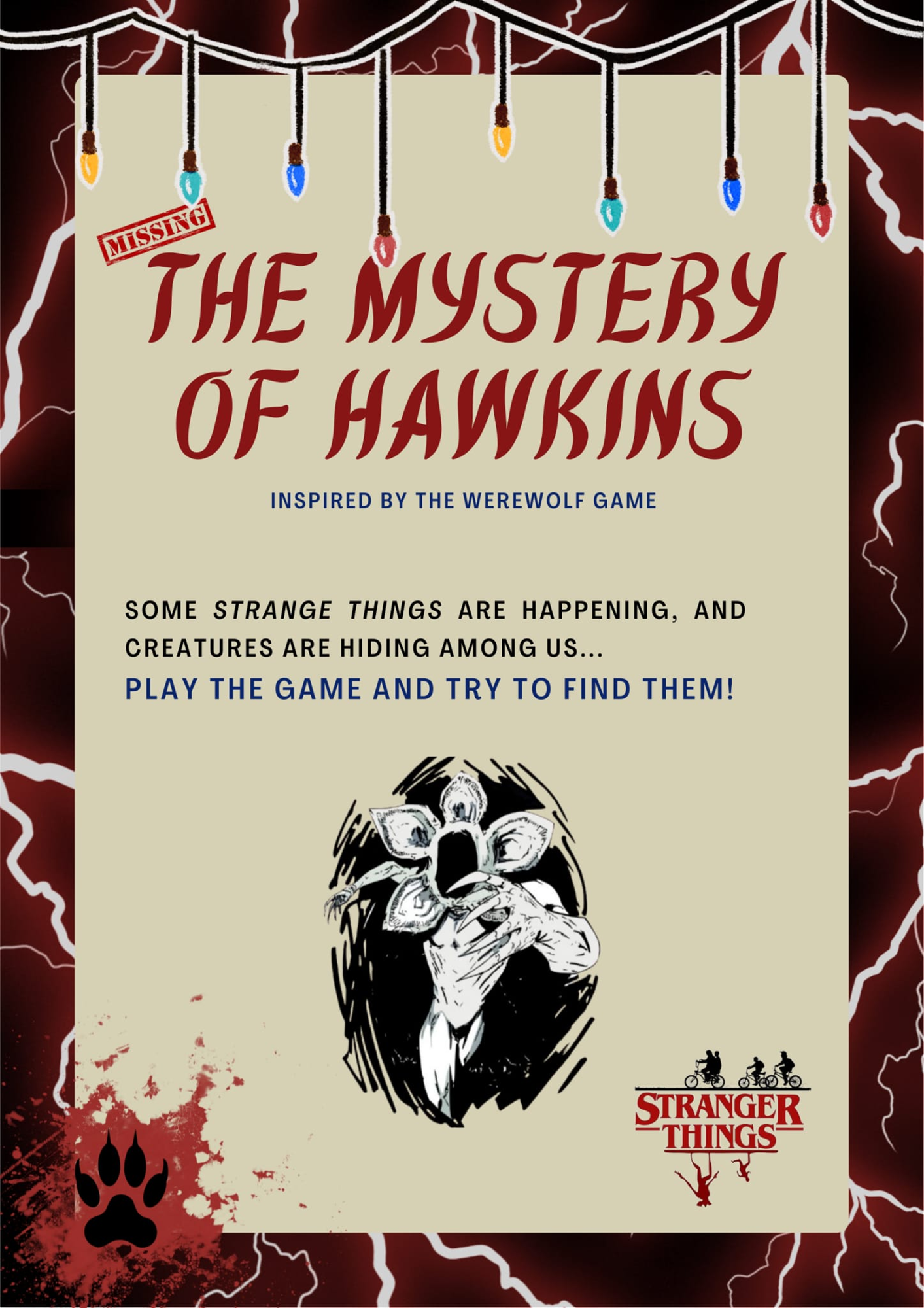 Affiche du loup-garoup