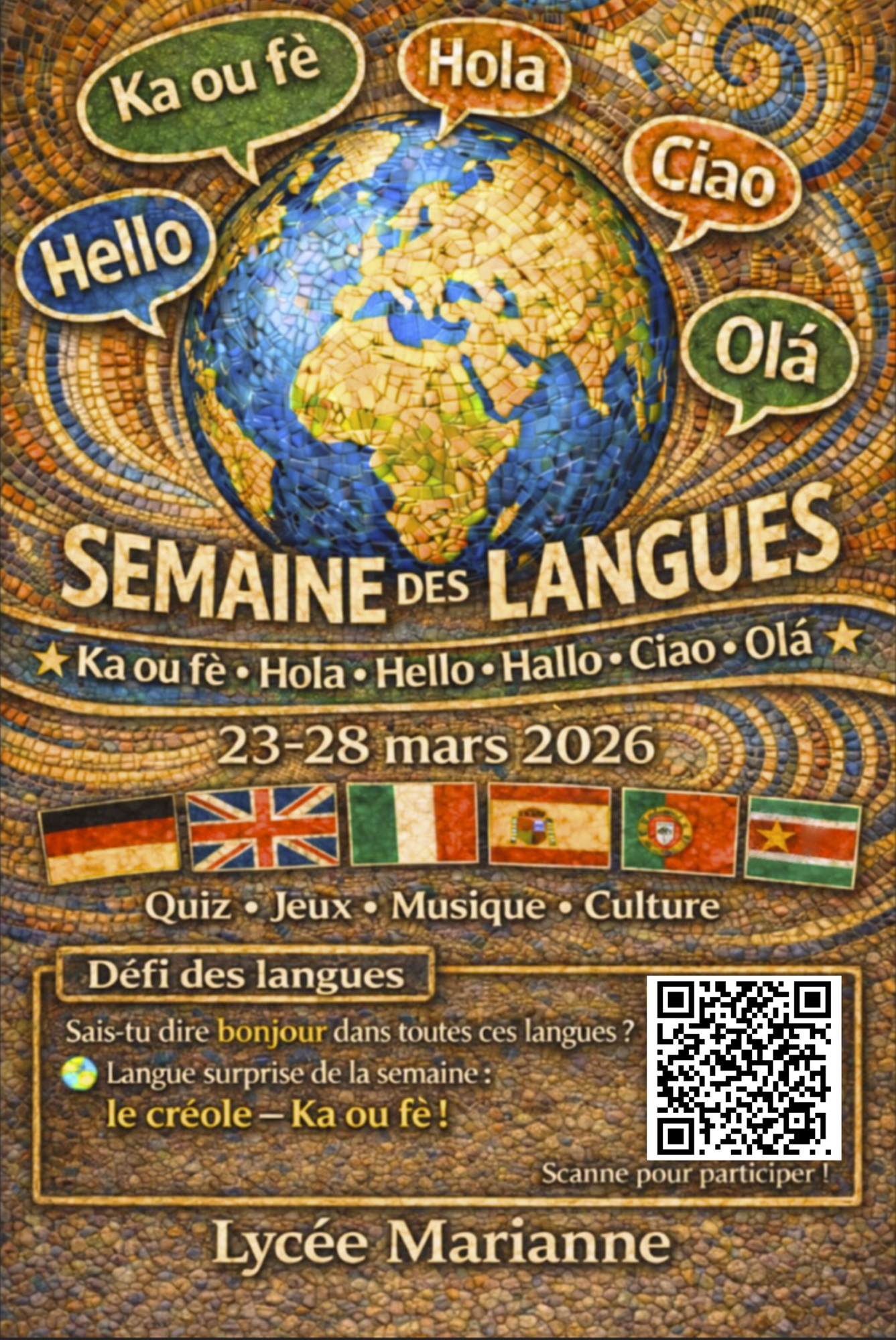 Affiche Semaine des Langues